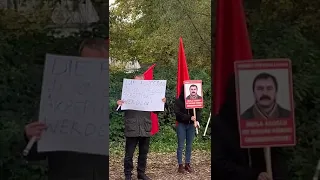 Hamburg Halk Cephesi’nden Musa Aşoğlu’nun Kaldığı Hapishane Önünde Eylem