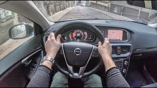 Volvo V40 II Cross Country | 4K POV Test Drive #164 Joe Black