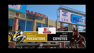 Bally Sports South intro to Nashville Predators @ Arizona Coyotes game