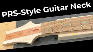 Crimson Guitars PRS Kit Guitar Build  - Making The Neck
