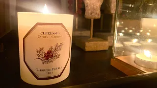 Nature in a candle 🌿 Carrière Frères cypress candle