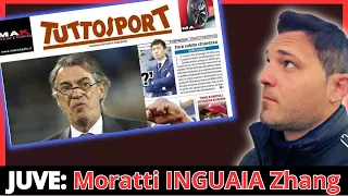 JUVENTUS: MORATTI SHOCK, la GAFFE che  inguaia ZHANG // ecco le sue PAROLE