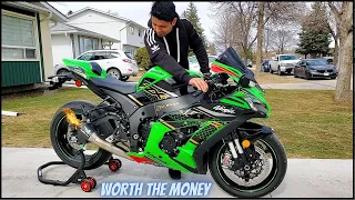 Installed the BEST EXHAUST on 2020 Kawasaki Ninja ZX10R | GP1R | Sound Comparison