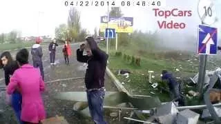 Подборка аварий за апрель 2014, ДТП, Car Crash Compilation, 意外 事故 # 69