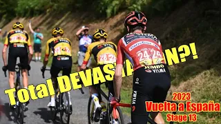 WHAT did JUMBO VISMA Just do?! | Vuelta Stage 13 2023