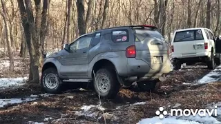 Внедорожный клуб Isuzu. VehiCross, Bighorn и весенний лес.