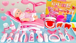 60 Minutes Satisfying with Unboxing Super Cute Pink Doctor Playset, Toys Collection Review | ASMR