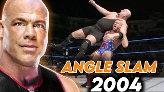 WWE Kurt Angle Angle Slam Compilation of 2004 | WWE King Slayer