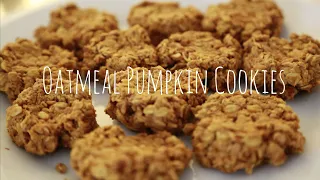 5 Ingredient (Quick & Easy) Pumpkin Oatmeal Cookies
