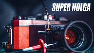 "Super Holga" HOLGA 120 Pan Panoramic Retrofit Camera Build (lightseals, shutter mod, filter)