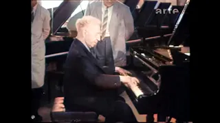 Chopin Etude Op. 10, No. 1. ARTHUR RUBINSTEIN in HAMBURG 1966. AI Colorize, 1080p 60fps.