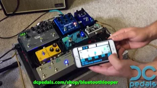 True Bypass Looper with Bluetooth for your guitar effects pedals!!