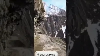 indian no. one danger road of zojila pass 😱#zojila @Exporle_ut_ladakh_