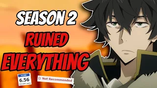 Why shield hero season 2 is so bad and such a disappointment ?