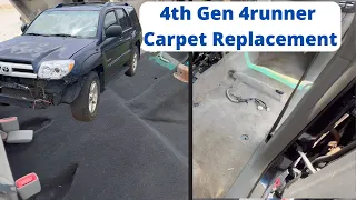 How To Replace The Carpet On 03-09 Toyota 4th Gen 4runner