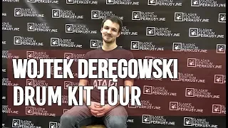 Wojtek Deręgowski prezentuje swój zestaw perkusyjny