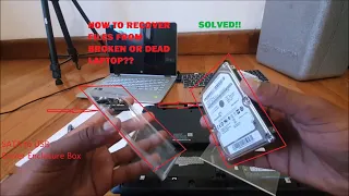 How to recover files from broken/dead laptop || Problem solved||
