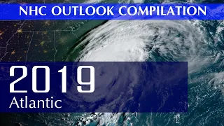 2019 Atlantic Hurricane Season Animation (NHC)