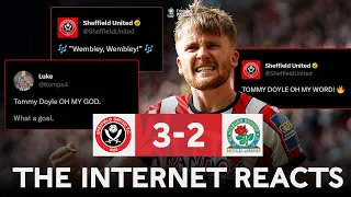 The Internet Reacts Sheffield United 3-2 Blackburn Rovers | Quarter-Final | Emirates FA Cup 2022-23