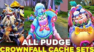 All PUDGE sets 2024 CROWNFALL Collectors Cache Sets Voting Dota 2