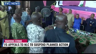 FG Appeals TO NLC To Suspend Planned Two-Day Warning Strike