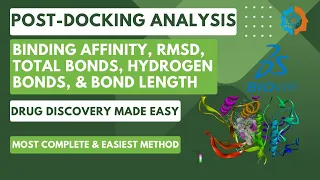 Post Docking Analysis using PyRx and Discovery Studio | Molecular Docking Analysis Tutorial