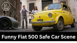 Funny Fiat 500 Safe car scene | MISSION IMPOSSIBLE DEAD RECKONING PT I (2023) | Tom Cruise #fiat500