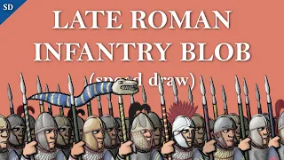 Late Roman Infantry blob (speed draw)