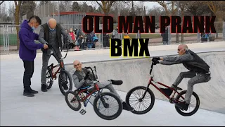 OLD MAN BMX PRANK 👨‍🦳🚲🔥 - Aruiz Bmx