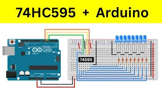 74hc595 with Arduino tutorial