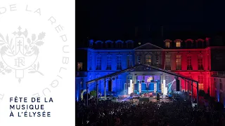 Fête de la musique à l'Elysée.