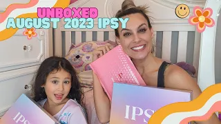 August 2023 Ipsy Glambag,  Boxycharm by Ipsy,  and Ipsy Iconic box, unboxed!!!