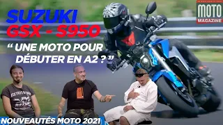 SUZUKI GSX S950, une moto A2 pour débuter ? Essai Moto Magazine