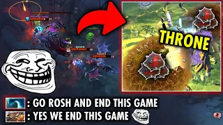 THE MOST BRUTAL TECHIES IN DOTA 2 HISTORY!! WTF They're taking Rosh He takes Their Throne!!