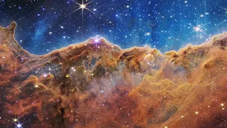 4K “Cosmic Cliffs” in the Carina Nebula - Webb Space Telescope Fly-Through (NIRCam Image)