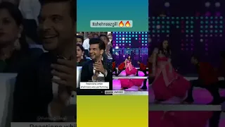 shehnaz gill performance in award show#salman khan reaction