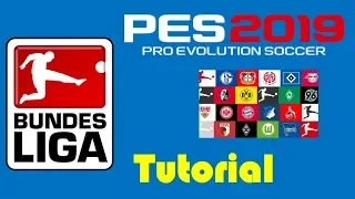 PES 2019 Tutorial | 18 Bundesliga Teams einstellen und Teams verschieben !!!