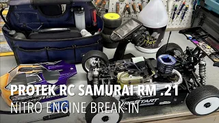 ProTek RC Samurai RM .21 Nitro Engine Break-In