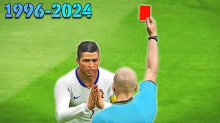 Red Card from PES 1996 to 2024