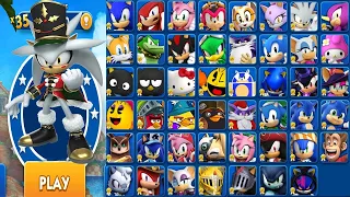 Sonic Dash - SILVER THE NUTCRACKER - All Characters Full Upgraded