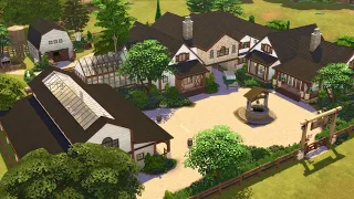 FULL RANCH RANCH FOR A VERY LARGE FAMILY (NoCC) | NEW EXPANSION PACK HORSE RANCH | THE SIMS 4