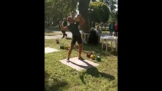 #гири #рекорд #kettlebells #record Рекордные подъемы от Дениса Гончарова