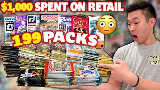 I spent $1,000 on RETAIL BOXES... how many BIG HITS will I pull??? 🤔🔥