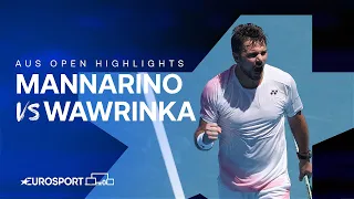 Super Comeback! 🤩 | Adrian Mannarino v Stan Wawrinka | Australian Open 2024 Highlights 🇦🇺