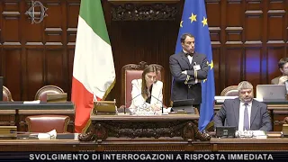 Il ministro Piantedosi al question time alla Camera dei Deputati