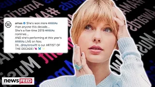 Taylor Swift To Receive 'Artist Of The Decade' Award At AMAs!!!