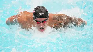 Caeleb Dressel won the men’s 100-meter butterfly, setting a world record