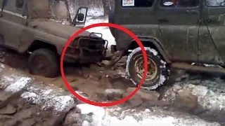 Lada Niva vs UAZ vs Nissan Patrol Off road Trail 4x4