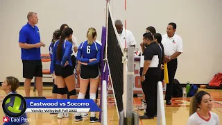 🏐 Varsity Eastwood vs Socorro Volleyball Game Fall 2022