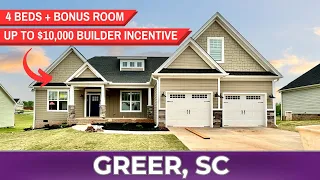 Greater Greenville, SC New Construction Homes for Sale - Kennedy Floorplan by SK Builders